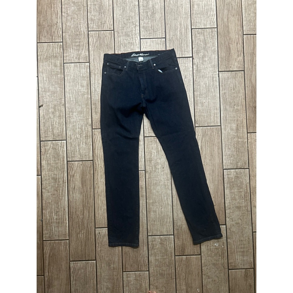 Eddie Bauer specially dyed casual night out Fall dark denim 36x36